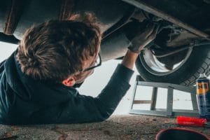 mobile mechanic repair ing a car in reno